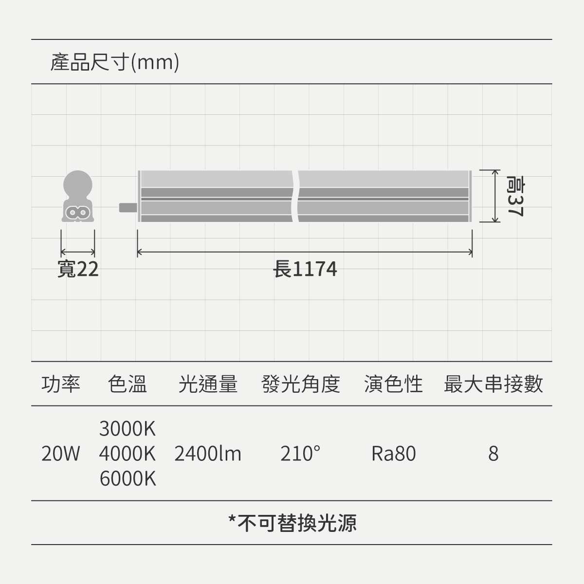 T5高效支架燈:圖片 10
