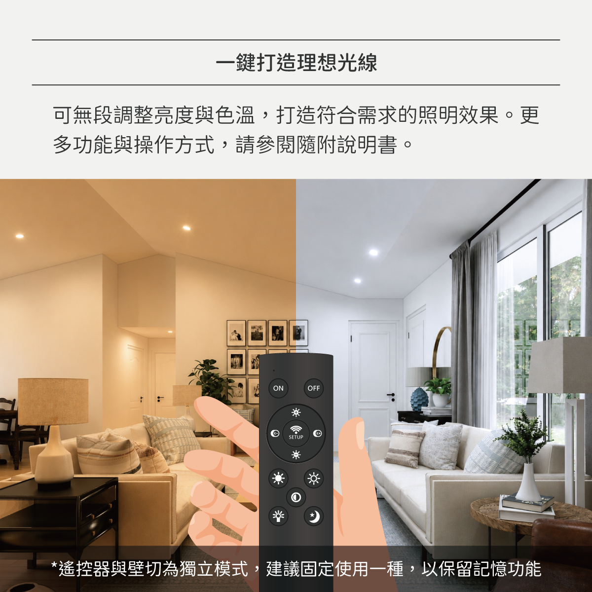 遙控平面崁燈:圖片 5